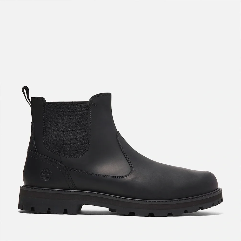 Timberland | Men's Chelsea Ankle Boots | Black Leather | 8.5